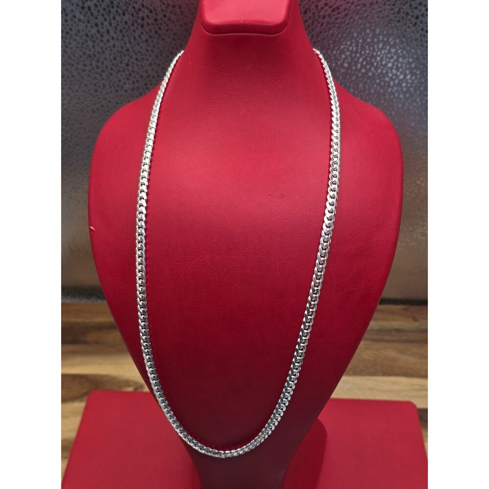 New 925 sterling silver Miami cuban chain Necklace 22" Inch 5MM